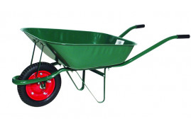 garden wheelbarrow, loading capacity 80 kg capacity of the platform 60 l <br>with inflatable wheel