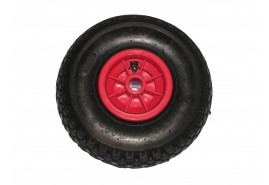 spare inflatable wheel for hand truck