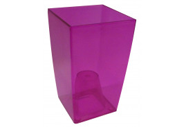 flowerpot case angular, DUW 120P, pink, size 120x120x200 mm
