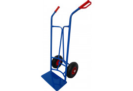 house hand truck, for round containers, inflatable wheel 260mm