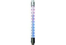 outdoor thermometer with metal collar 20x200 mm