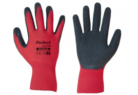protective gloves 10´ PERFECT GRIP RED