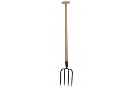 digging fork - forged with handle 