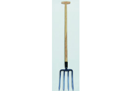 digging fork forged wide with handle 