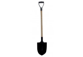pointed spade with handle 