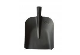 steel shovel for stables, black, 230x280 mm