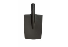 square spade without handle, black, 200x280 mm