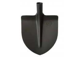 steel shovel heart-shaped, black, 280x280 mm