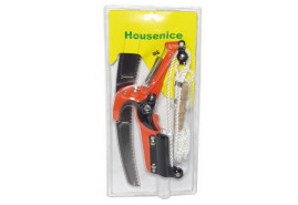 garden shears for rod, pruner with saw in blister
