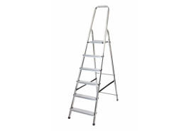 step ladder Al 1x6 one-sided with handle 