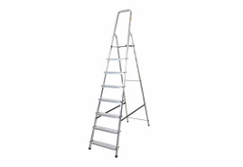 step ladder Al 1x8 one-sided with handle 