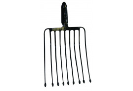 pitchfork forged, number of tines 9, (for potatoes)