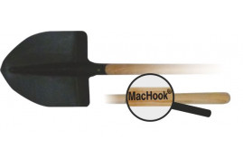 MacHook shovel heart-shaped with handle130 black