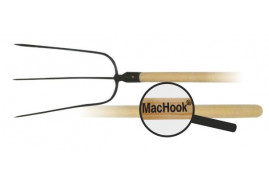 MacHook fork 3 tines with handle 130 cm black